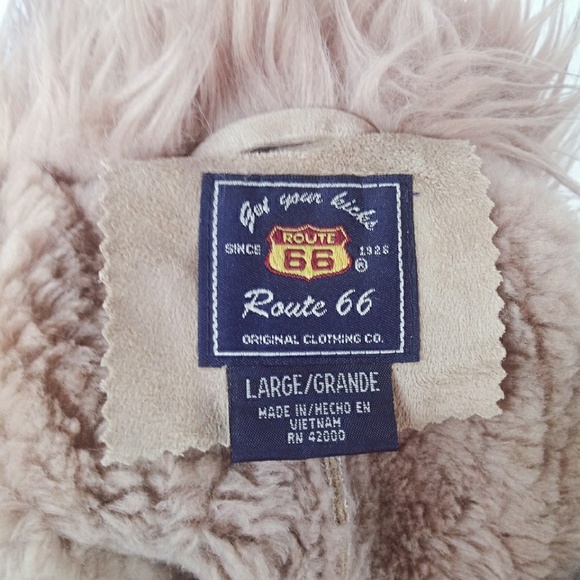 Route 66 faux suede and fur penny lane style coat - Picture 8 of 8